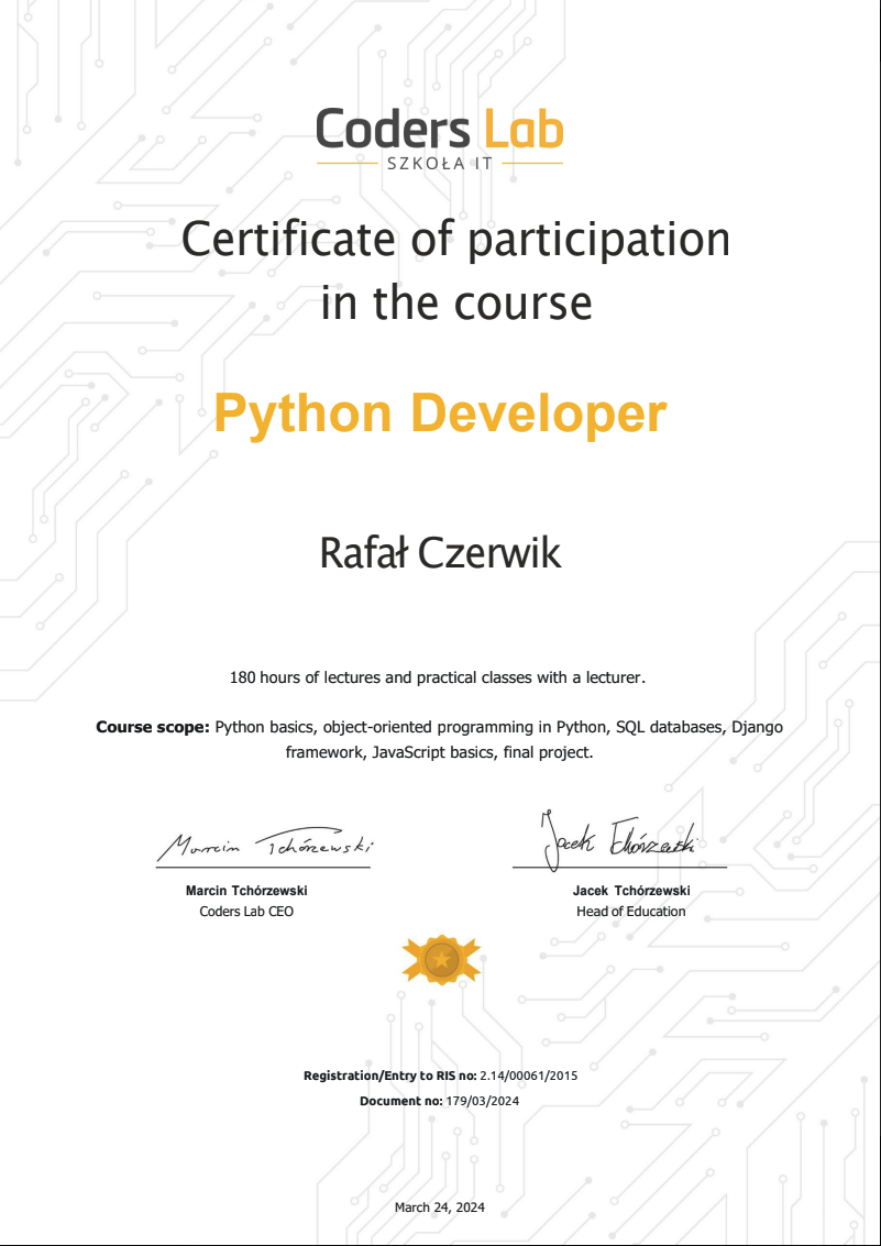 Python Developer